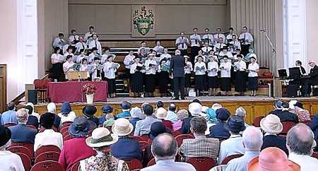 Singing in Leeds University Great Hall